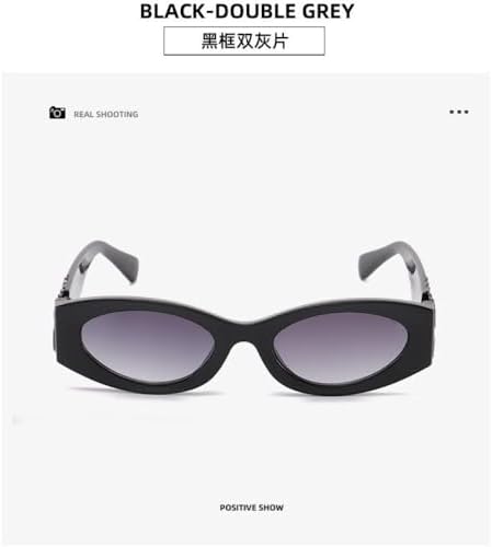 Mtzjh Vintage Cat Eye For Women Sunglasses Personality Resin Lens Travel Eyewear Girls Cute Small Frame Goggles - Image 3